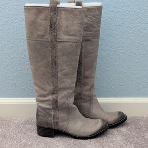 Lucky Brand Hibiscus Gray Knee High Boots